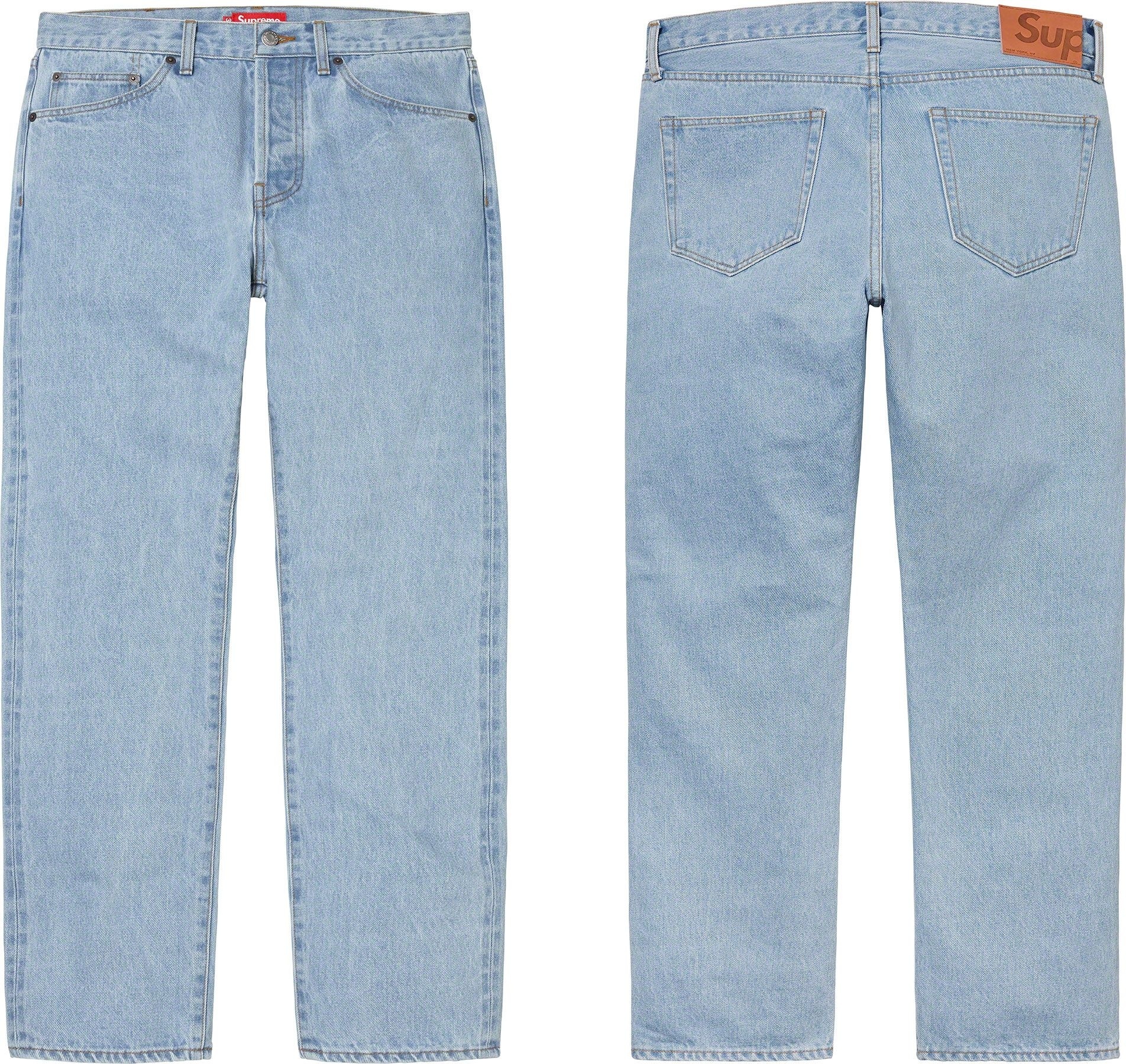 Stone Washed Slim Jean